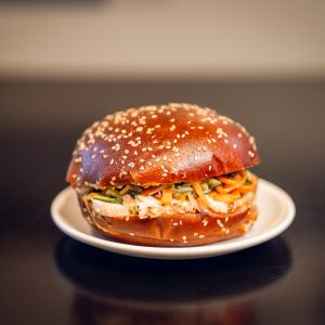 Pretzel maizīte ar vistu