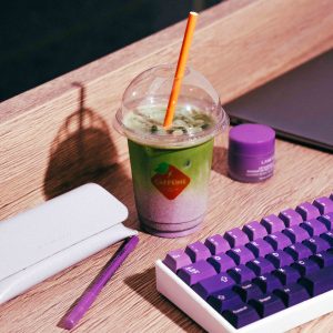 UBE Ice Matcha Latte